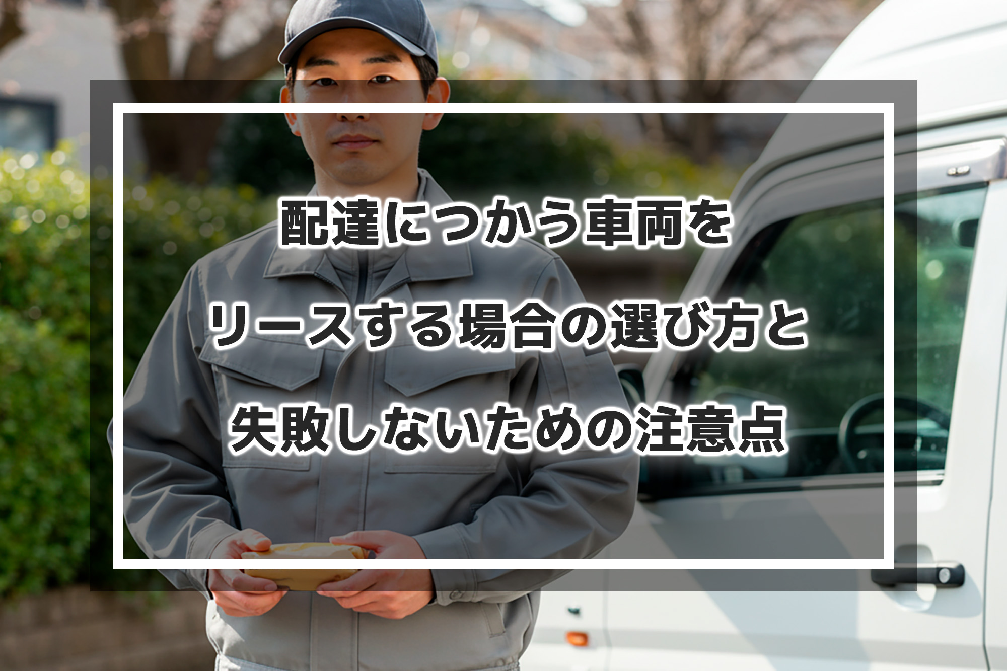 配送につかう車両