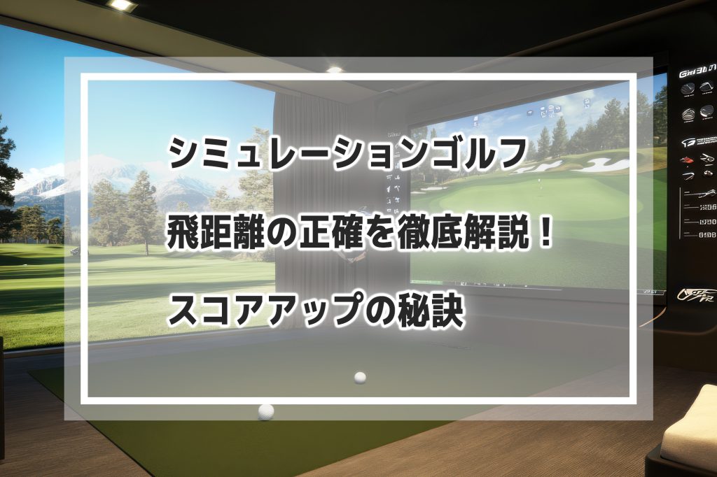 シミュレーションゴルフ飛距離の正確