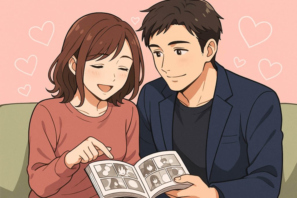 同じ趣味を楽しむ恋人同士